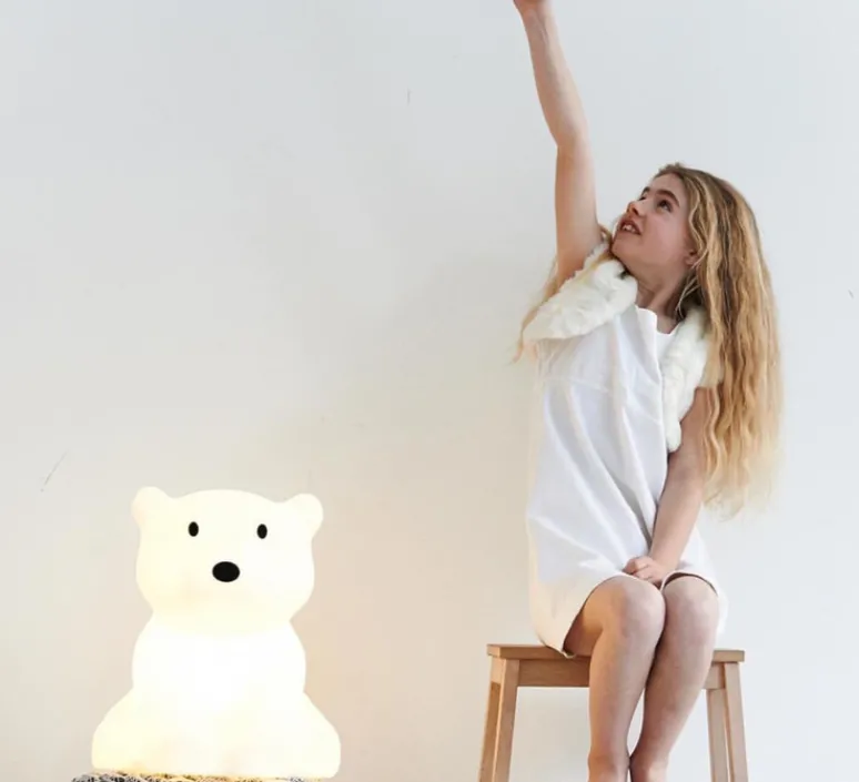 Lampe|Enfants*Mr Maria Lampe Ours, enfants, Nanuk, , H41cm - blanc