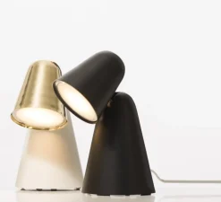 Lampe, Peppone, noir, LED, 2700K, 340lm, Ø9,5cm, H26,5cm - Formagenda