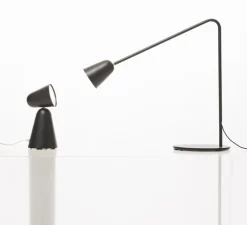 Lampe, Peppone, noir, LED, 2700K, 340lm, Ø9,5cm, H26,5cm - Formagenda