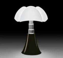 Lampe, PIPISTRELLO, marron foncé, Ø55cm, H86cm - Martinelli-luce