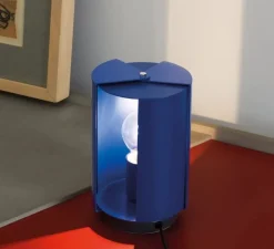 Lampe|Enfants*Nemo Lighting Lampe, Pivotante, Charlotte Perriand, bleu, Ø12,5cm, H20cm - bleu électrique