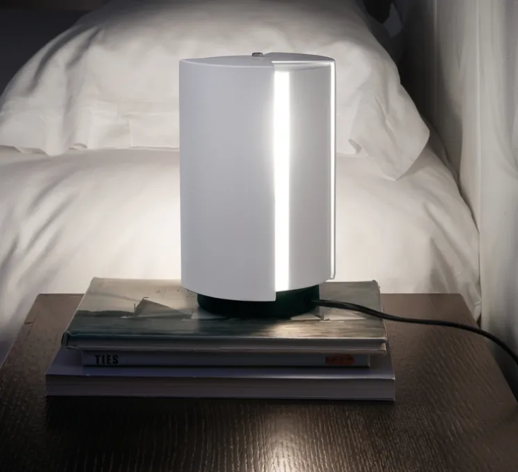 Lampe, Pivotante, Charlotte Perriand, blanc, Ø12,5cm, H20cm - Nemo Lighting