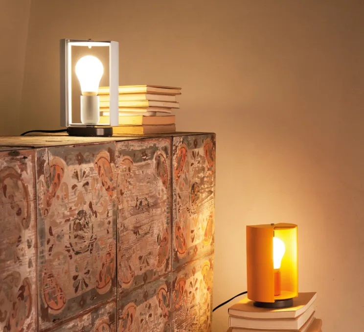 Lampe, Pivotante, Charlotte Perriand, blanc, Ø12,5cm, H20cm - Nemo Lighting