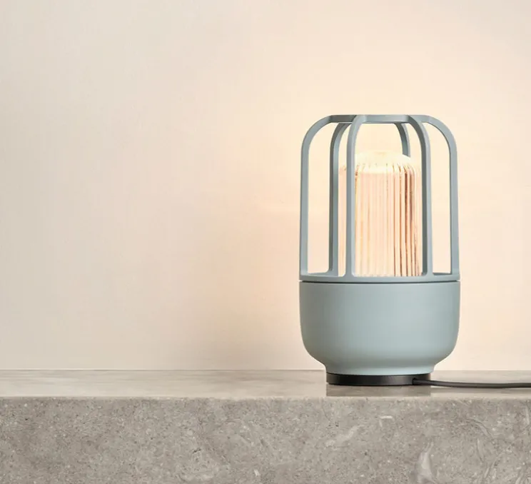 Lampe Solaire, Baladeuse, LIGHT No.1, Bleu glacé, IP65, LED, dim, 2500K, 95 lm, Ø13cm, H21cm - HOUE