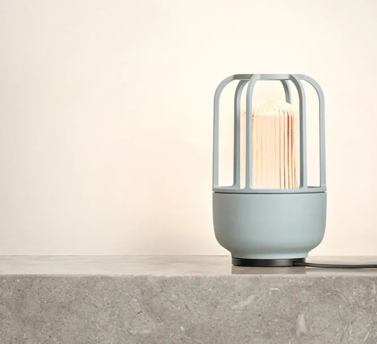 Lampe Solaire, Baladeuse, LIGHT No.1, Bleu glacé, IP65, LED, dim, 2500K, 95 lm, Ø13cm, H21cm - HOUE