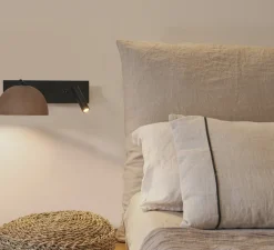 Applique*Luxcambra Liseuse, Absis A Reader, horizontal, , L30cm, H14cm - noir, terracotta