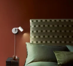 Liseuse murale, Ascoli Swing Plug In, blanc mat, L11cm, H11cm - Astro