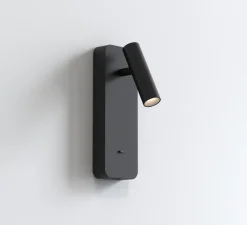 Applique*Astro Liseuse murale, Enna Surface USB, , LED, 2700K, 134 lm, L8cm, H22,5cm - noir mat