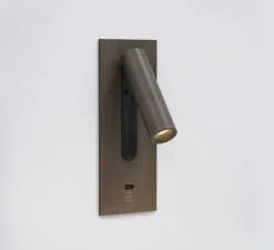 Applique*Astro Liseuse murale, Fuse 3, avec USB-C, , LED, 2700K, 185 lm, L7,5cm, H20cm - bronze