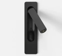 Liseuse murale, Keta, noir mat, LED, 2700K, 155 lm, L6,3cm, H25,6cm - Astro