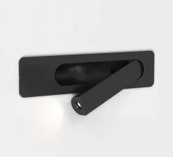 Liseuse murale, Keta, noir mat, LED, 2700K, 155 lm, L6,3cm, H25,6cm - Astro