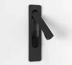 Liseuse murale, Keta, noir mat, LED, 2700K, 155 lm, L6,3cm, H25,6cm - Astro