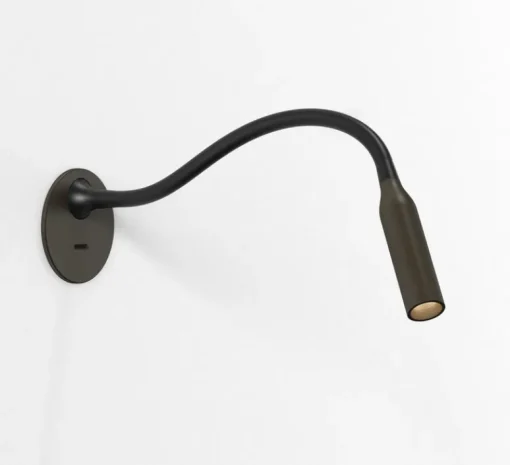 Applique|Lampe*Astro Liseuse murale, Lucca, encastrée, avec interrupteur, , LED, 2700k, 124 lm, Ø8,5cm, H40,4cm - bronze