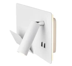 Liseuse, Somnila Spot, version gauche, blanc, LED, 3000K, 770 lm, L28cm, H16cm - SLV