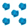 Accessoires*Vimar Lot de 5 Boîtiers d'encastrement, Standard, Rond, Cloison sèche, Azur, L7,1cm, H5cm -