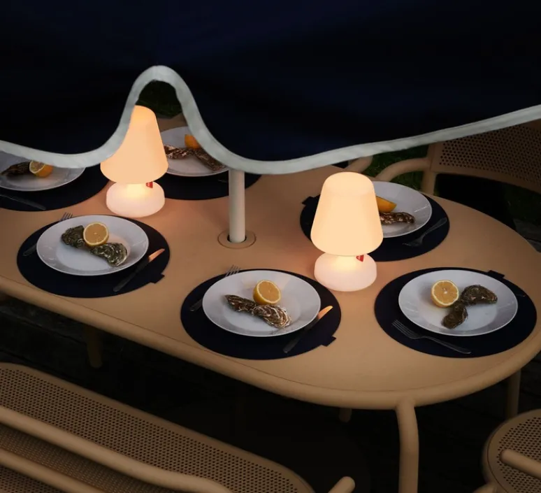 Lampe*Fatboy Lot de 12 lampes, baladeuse, Edison The Petit, , IP21, 2700K, 56lm, Ø16cm, H25cm - blanc