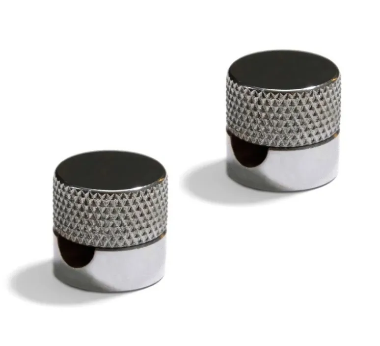 Accessoires*Creative Cables Lot de 2 passe-câbles pour décentralisation murale, Sarè, , ø1,6cm, H1,5cm - chrome