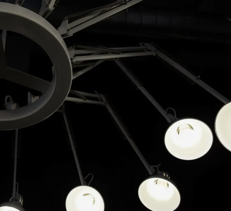 Lustre, 16 bras, Dear Ingo, noir, Ø73cm, H68cm - Moooi