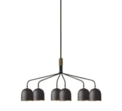 Suspension*Gubi Lustre 6 bras, Howard, , L133,6cm, H60,4cm - bronze, laiton