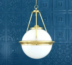 Suspension*Mullan Lighting Lustre, Ardee, , Ø50cm, H75cm - laiton