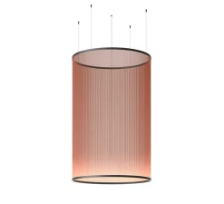 Suspension*Vibia Lustre, Array, 1845, , LED, dim, 2700K, 9196 lm, Ø124cm, H193cm - terracotta