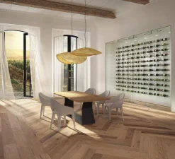 Suspension*Gervasoni Lustre, Brass 95, , L80cm, P70cm, H20cm - Laiton