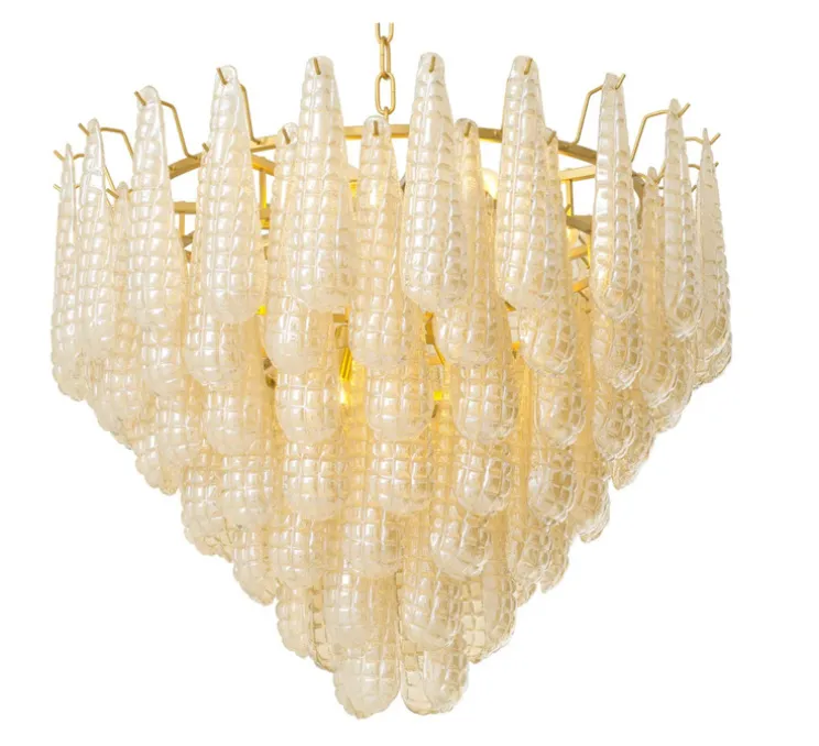 Lustre, Chaves L, Champagne, laiton antique, Ø82cm, H65,5cm - Eichholtz