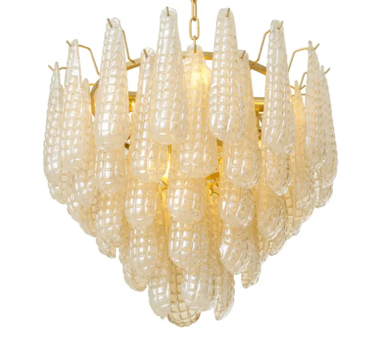 Lustre, Chaves S, Champagne, laiton antique, Ø63,5cm, H53,5cm - Eichholtz