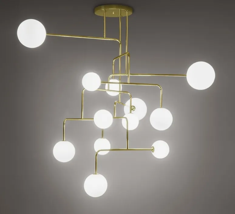 Suspension*Alma light Lustre, Constellation, , Ø145cm, H120cm - laiton