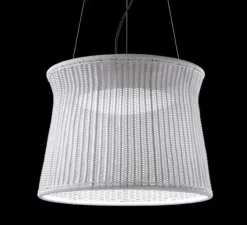 Suspension*Bover Lustre d'extérieur, Syra Outdoor , , IP66, LED, 4700k, 2700lm, Ø60cm, H45,3cm - ivoire