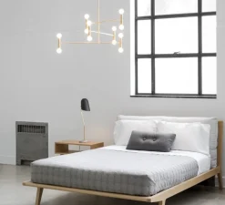 Lustre, Dot Atonium, laiton, Ø96,5cm, H62cm - Lambert & fils