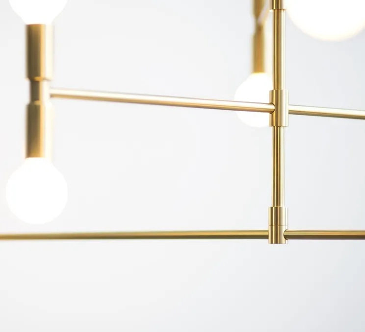 Lustre, Dot Atonium, laiton, Ø96,5cm, H62cm - Lambert & fils