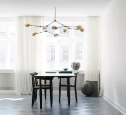 Lustre, Drop Big, laiton, L154cm, H73cm - 101 Copenhagen