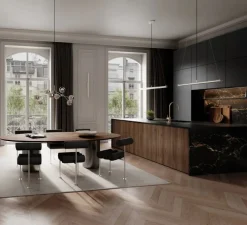 Lustre, Drop Globe Mini, chrome, câble de 5m, L95cm, H55cm - 101 Copenhagen