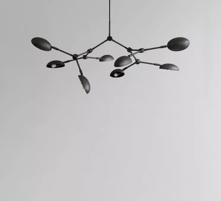 Lustre, Drop mini, bronze, L111cm, H54cm - 101 Copenhagen