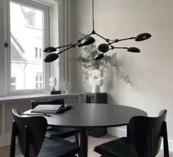 Lustre, Drop mini, noir brûlé, L111cm, H54cm - 101 Copenhagen