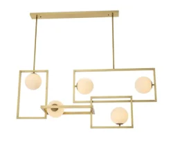 Suspension*Eichholtz Lustre, Erasmus, , L160cm, H70,5cm - laiton