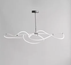 Suspension*101 Copenhagen Lustre, Ghost, Big, blanc, bronze, LED, dim, 2400K, 2059 lm, L156cm, H47cm -