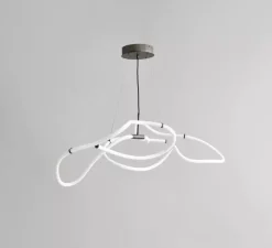 Lustre, Ghost, Mini, blanc, bronze, LED, dim, 2400K, 1722 lm, L116cm, H33cm - 101 Copenhagen