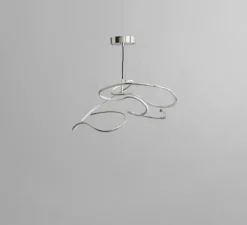 Lustre, Ghost Mini, chrome, LED, dim, 2400K, 1722 lm, L116cm, H40cm - 101 Copenhagen