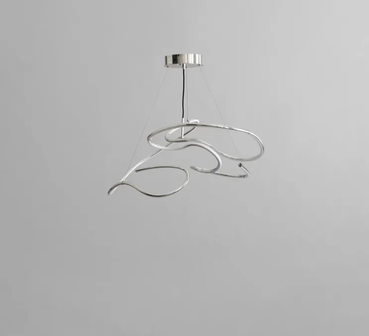 Lustre, Ghost Mini, chrome, LED, dim, 2400K, 1722 lm, L116cm, H40cm - 101 Copenhagen
