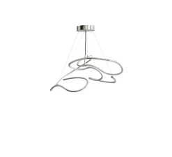Lustre, Ghost Mini, chrome, LED, dim, 2400K, 1722 lm, L116cm, H40cm - 101 Copenhagen