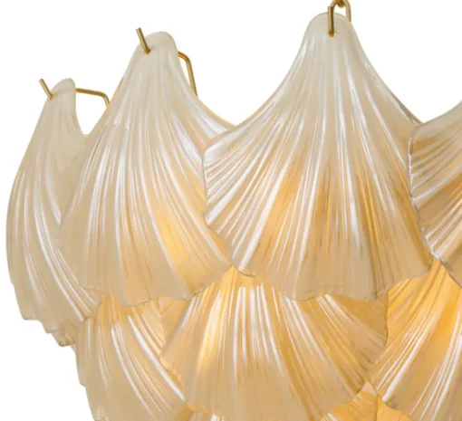 Suspension*Eichholtz Lustre, Ibiza, , Ø60cm, H42cm - Champagne, laiton antique