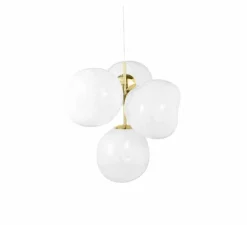 Suspension*Tom Dixon Lustre, Melt Mini, , LED, dim, 3000K, 2300 lm, Ø54,5cm, H63,4cm - opal, doré