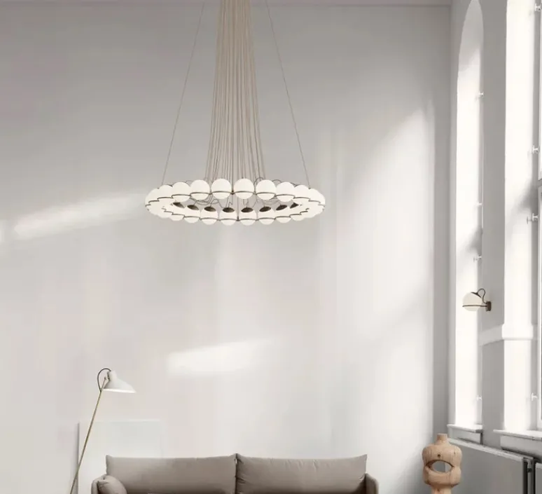 Suspension*Astep Lustre, Model 2109/24/14, , Ø134cm, H160cm - champagne