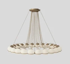 Suspension*Astep Lustre, Model 2109/24/14, , Ø134cm, H160cm - champagne
