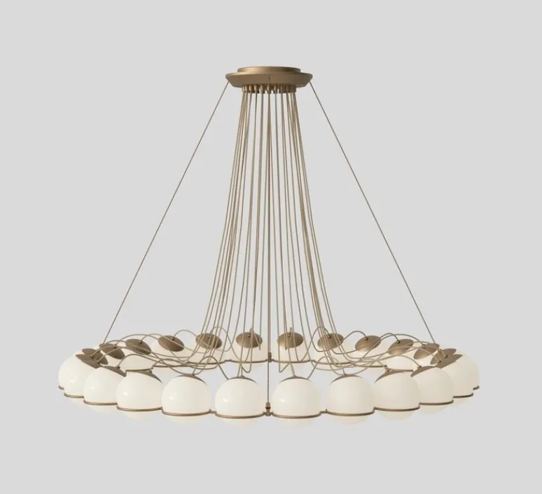 Suspension*Astep Lustre, Model 2109/24/14, , Ø134cm, H160cm - champagne