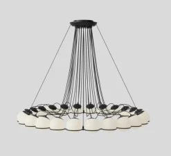 Lustre, Model 2109/24/14, noir, Ø134cm, H160cm - Astep