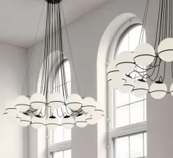 Suspension*Astep Lustre, Model 2109/16/20, , Ø140cm, H160cm - noir
