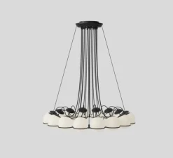Suspension*Astep Lustre, Model 2109/16/20, , Ø140cm, H160cm - noir